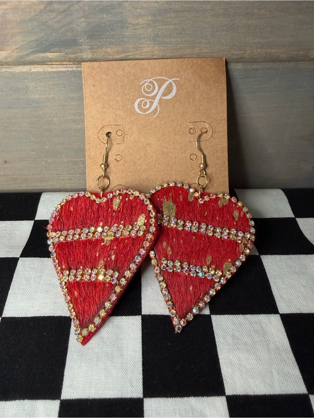 Plunder Heart Dangle Earrings
